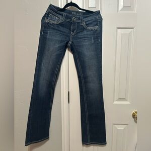 Grace Women's Dark Blue Boot Cut Jeans